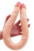 Censan Ten Rengi 55 cm Çift Taraflı Dildo Model No:1034