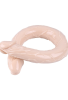 Censan Çift Taraflı Esnek Dildo 40 cm – Gerçekçi Dokulu Ten Renk