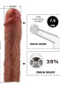 Censan Stevenson Gerçek Hissiyatlı Uzatıcı Penis Kılıfı