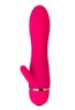 Censan Klitoral Uyarıcılı 20 Modlu Vibratör Silikon Pembe 15 cm