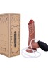 Censan Su Fışkırtma Fonksiyonlu Gerçekçi Vantuzlu Melez Dildo
