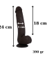 Censan Ultra Gerçekçi 24 Cm Model2 Brown Melez Kıkırdaklı Dildo