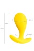 Censan Blob Anal Plug Sarı 5,5 cm