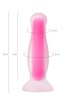 CENSAN Beyond Cain Glow Gece Parlayan Anal Plug , Silikon, Şeffaf, 10 cm
