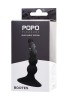 Censan POPO Bootes Anal Plug silikon siyah 10 cm