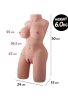 Censan 6 kg mini yarım vücut manken