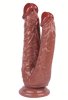 Noctis 19cm Kahverengi Çiftli Dildo No:76