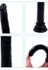 Censan Siyah Renk Gerçekçi 15CM Anal Dildo