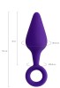 Censan Bung Anal Plug Mor 11,5 cm