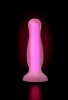 CENSAN Beyond Cain Glow Gece Parlayan Anal Plug , Silikon, Şeffaf, 10 cm