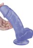 Censan 23CM Gerçekçi Mor Dildo Penis