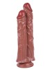Noctis 26,5cm Kahverengi Çiftli Dildo No:111