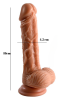 Noctis 18cm Realistik Titreşimli Dildo No:87