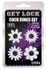 Get Lock Tırtıklı Penis Halka Seti