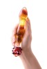 Censan Sexus Çift Taraflı Cam Dildo 18 cm