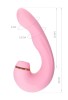 Censan Jos Juna Vakum ve Titreşimli 15cm Pembe Vibratör