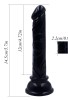 Censan Siyah Renk Gerçekçi 15CM Anal Dildo