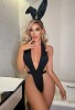 Censan Kadın Siyah Fantezi Seksi Babydoll