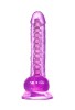 Censan Kıkırdaklı Jel Dildo Celiam, TPE, mor, 20,5 cm