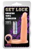 Get Lock Triple Stimulator Titreşimli Protez Penis Halkası