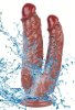 Noctis 19cm Kahverengi Çiftli Dildo No:76