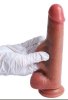 Censan Gerçekçi Tasarımlı Vakum Tabanlı Silikon Dildo 21,6 cm
