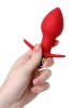 Censan Glam Anal Vibratörü Kırmızı 9,7 cm